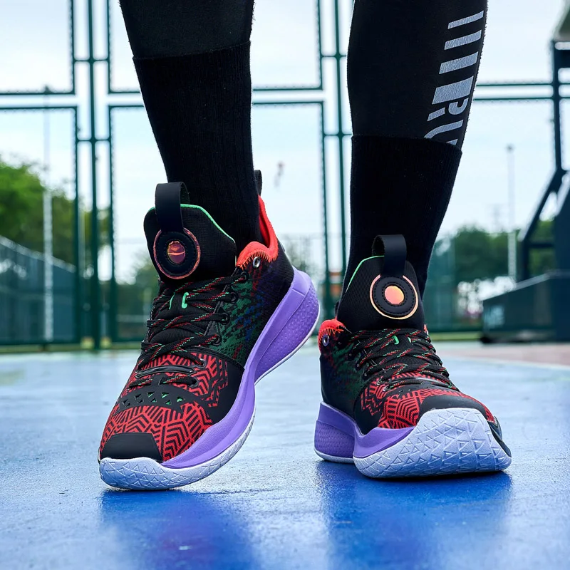 Sapatos de basquete masculino marca designer tendência tênis cushioing real sapatos de treinamento de basquete crianças sapatos esportivos ao ar livre Sapatos de basquete masculino marca designer tendência tênis cushioing real sapatos de treinamento de basquete crianças sapatos esportivos ao ar livre