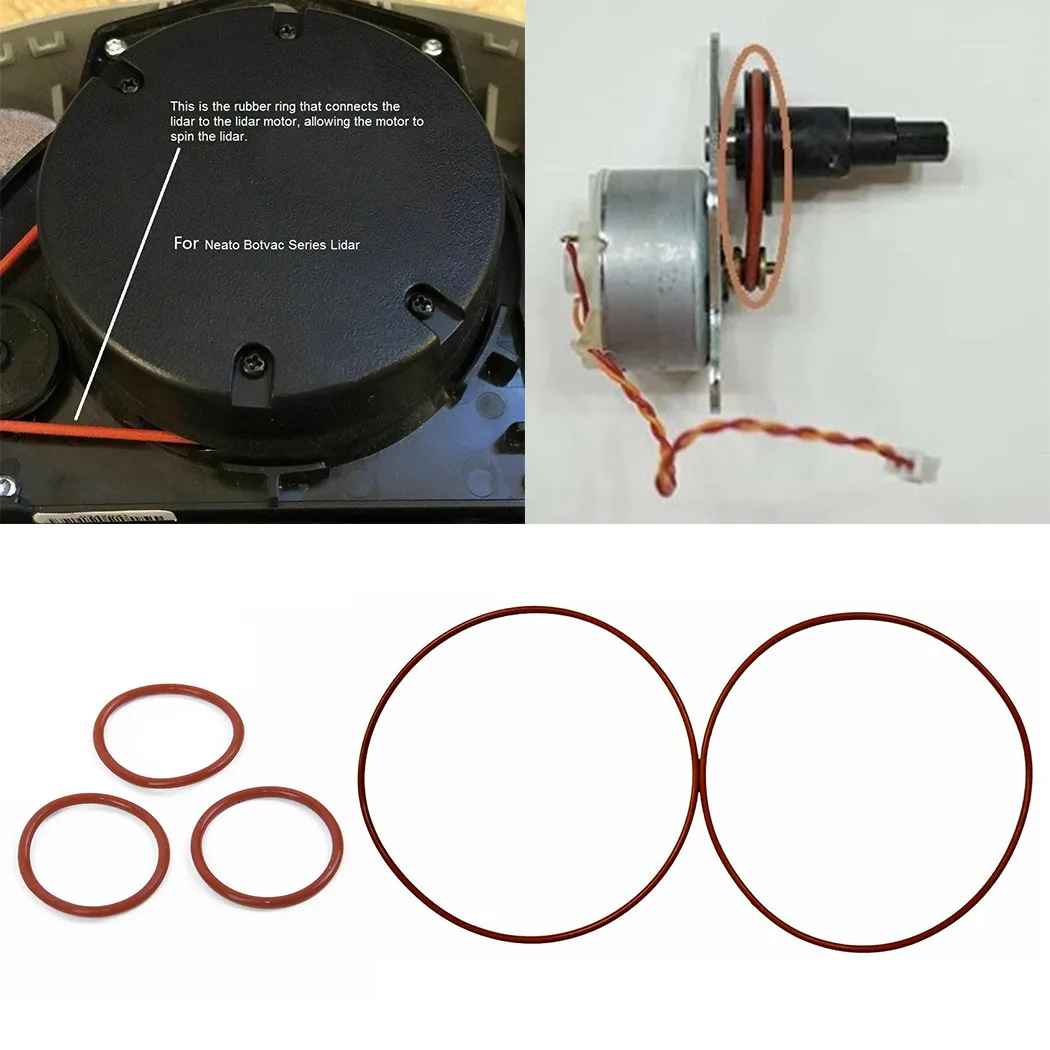 5x резиновое кольцо для Neato Lidar 65 70 75e 75 80 85 D75 D80 D85 отлично сочетается с оригинальным
5x резиновое кольцо для Neato Lidar 65 70 75e 75 80 85 D75 D80 D85 отлично сочетается с оригинальным