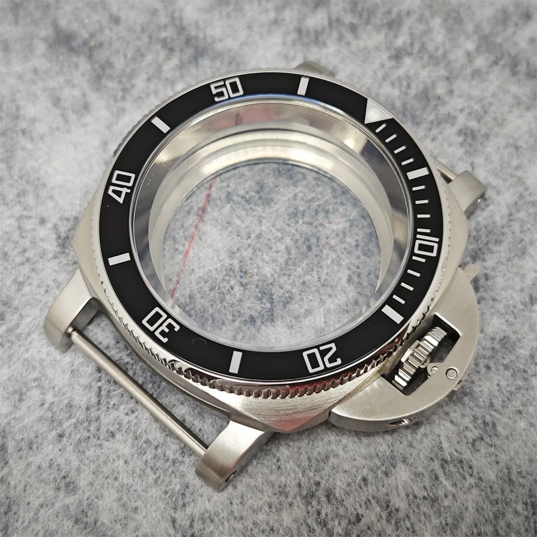 

42mm Watch Case + Bezel + Chapter Ring 316L Stainless Steel with Sapphire Glass Watch Accessories for NH35/NH36/4R/7S Movement