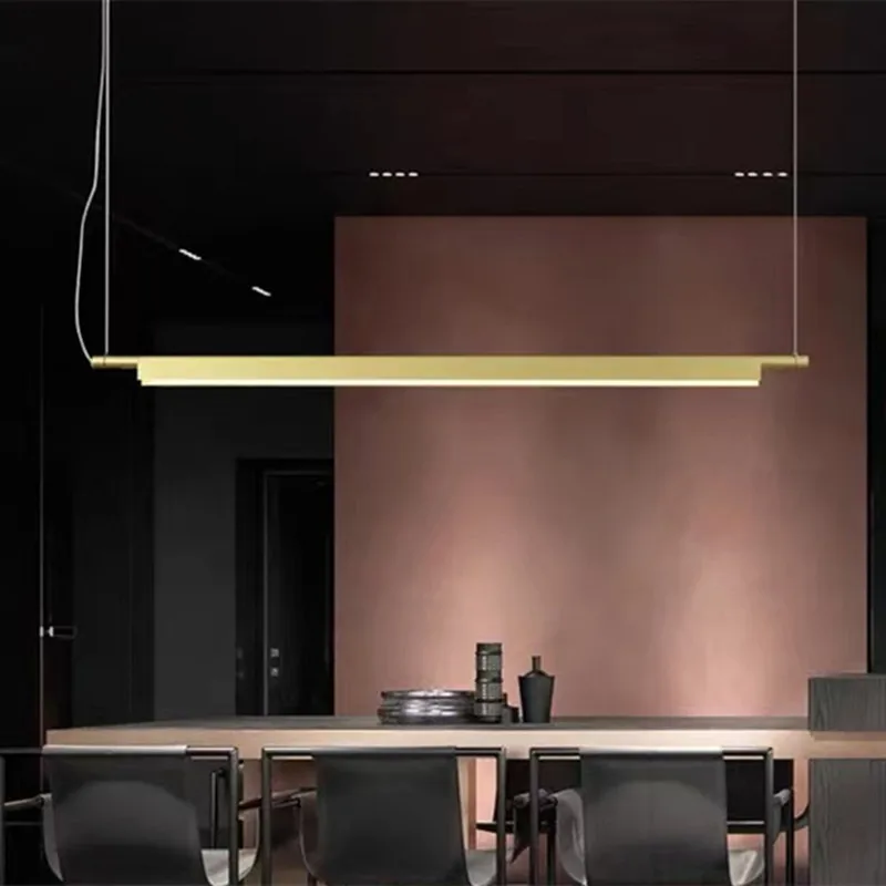 LED Golden Line Pendant Light Minimal Dining Table Bar Lighting Long Tube Hanging Lamp Home Decor Kitchen Island Chandelier
LED Golden Line Pendant Light Minimal Dining Table Bar Lighting Long Tube Hanging Lamp Home Decor Kitchen Island Chandelier