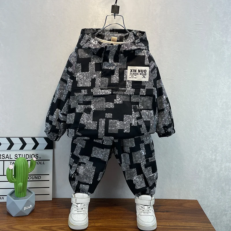 Boys Suits Coat+Pants 2PCS/Sets 2023 Black Warm Thicken Winter Autumn School Plus Size Children Clothing
Boys Suits Coat+Pants 2PCS/Sets 2023 Black Warm Thicken Winter Autumn School Plus Size Children Clothing
