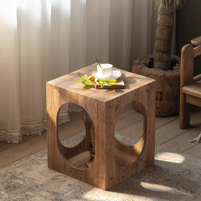 Solid Wood Side Several Homestay Living Room Sofa Corner Several Small Apartment Home Small Square Table Balcony Coffee Table
Solid Wood Side Several Homestay Living Room Sofa Corner Several Small Apartment Home Small Square Table Balcony Coffee Table