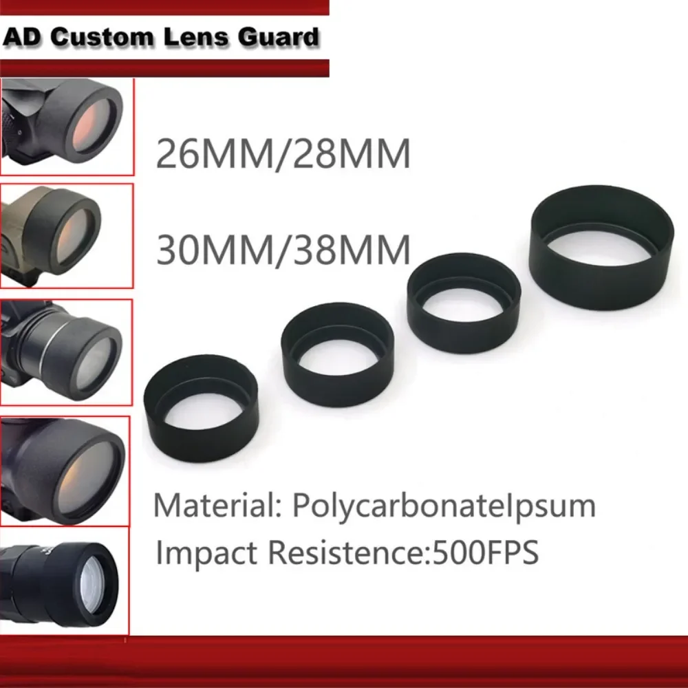 Tactical M300 M600 X300 X300V Protector MRO SRO Hunting Weapon light LED Flashlight AD Custom Lens Guard For 26MM 28MM 30MM 38MM
Tactical M300 M600 X300 X300V Protector MRO SRO Hunting Weapon light LED Flashlight AD Custom Lens Guard For 26MM 28MM 30MM 38MM
