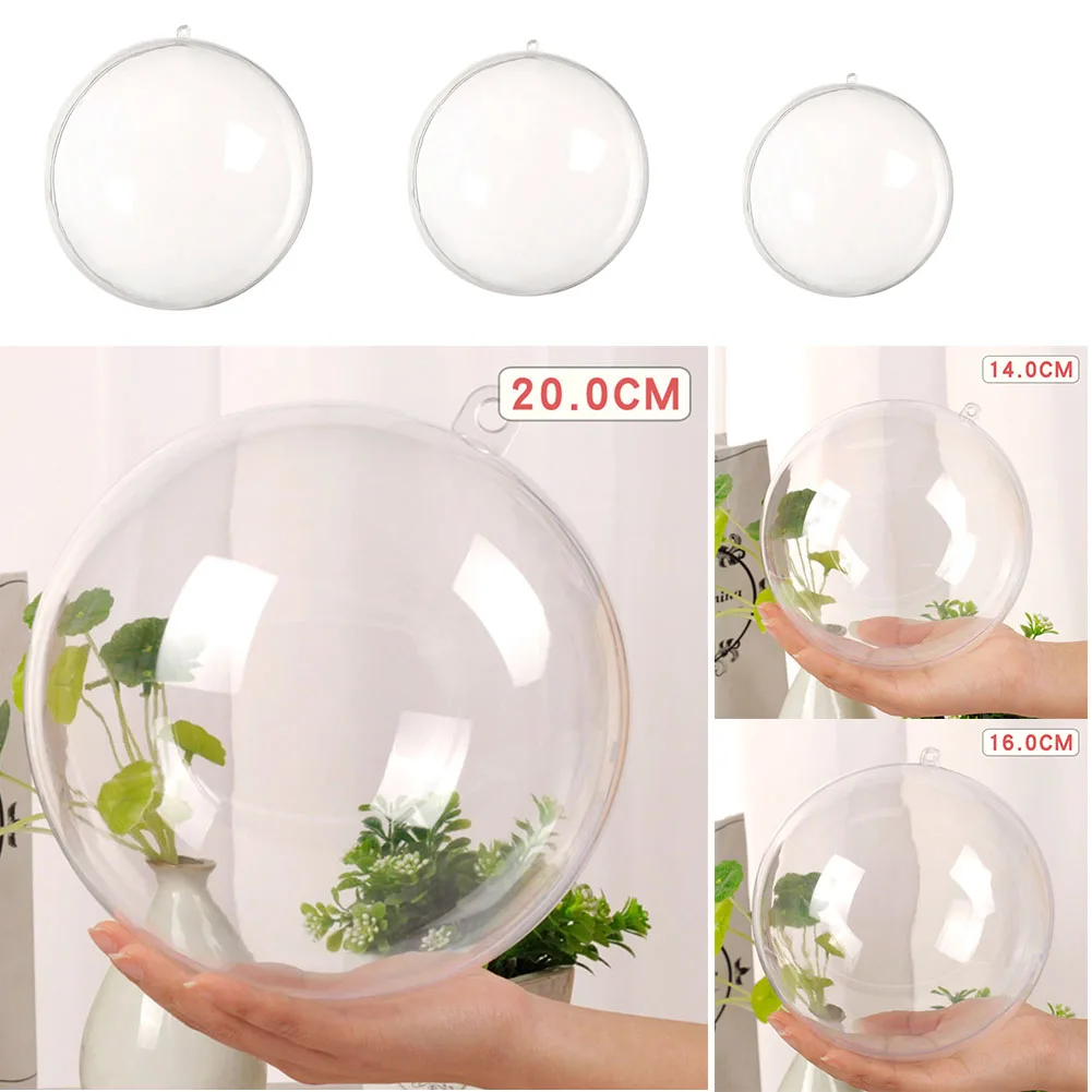1PC Christmas Clear Baubles Plastic Transparent Fillable Balls Acrylic Craft Christmas Tree Hanging Ornaments For Wedding Party
1PC Christmas Clear Baubles Plastic Transparent Fillable Balls Acrylic Craft Christmas Tree Hanging Ornaments For Wedding Party