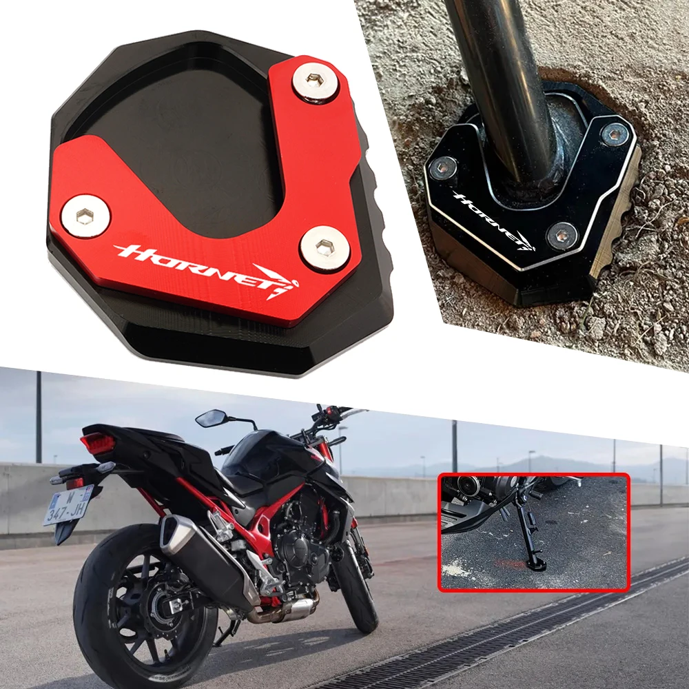 New For HONDA CB750 Hornet CB 750 2023 2024 Motorcycle Accessories Side Stand Enlarge Kickstand Enlarger Support Extension Pad
New For HONDA CB750 Hornet CB 750 2023 2024 Motorcycle Accessories Side Stand Enlarge Kickstand Enlarger Support Extension Pad