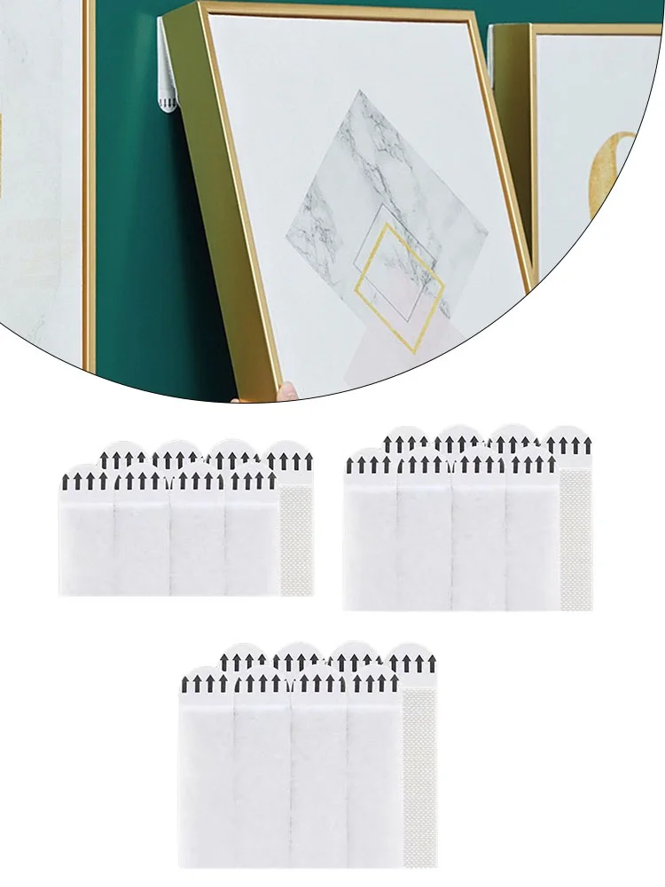 12pairs Photo Frame Seamless Stickers Tool-free Installation For Wall Hanging Double-Sided Stickers Household Hardware
12pairs Photo Frame Seamless Stickers Tool-free Installation For Wall Hanging Double-Sided Stickers Household Hardware