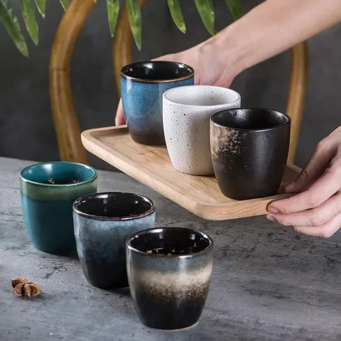

200ml New Coffee cups Ceramics mugs Beer Tea Mug Whiskey Glass Drinkware cup Ceramic Latte coffee