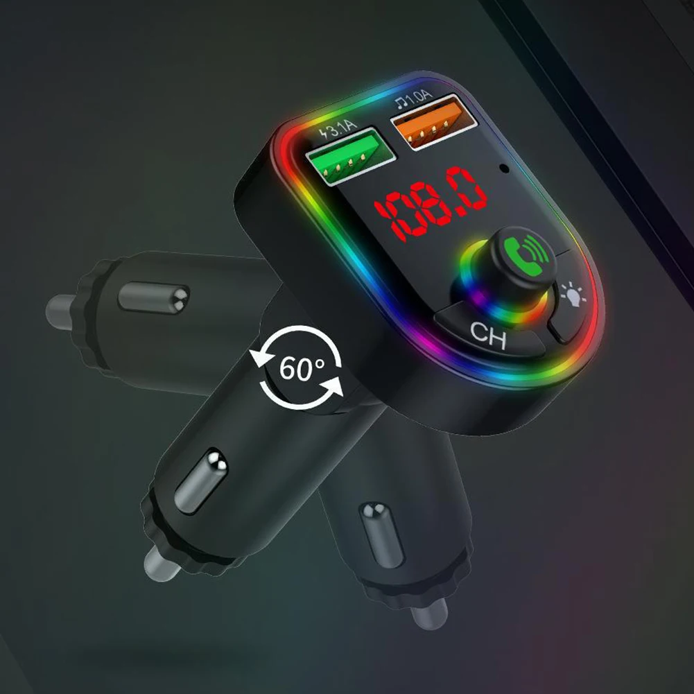 1pac BT-compatible 5.3 Car Wireless FM Transmitter MP3 Player USB Car Charger Adapter English Voice Number Prompt LED Screen
1pac BT-compatible 5.3 Car Wireless FM Transmitter MP3 Player USB Car Charger Adapter English Voice Number Prompt LED Screen