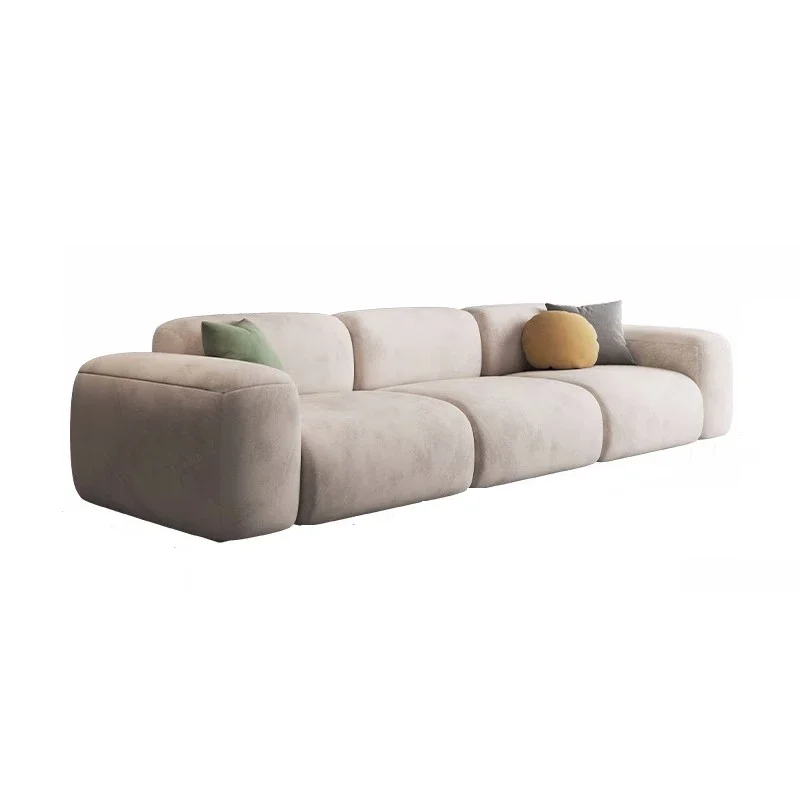 

Italian Nordic Sofa Pillows Xxl 3 Seater Modular Straight Luxury Designer Large Living Room Sofas De Salon Home Furniture