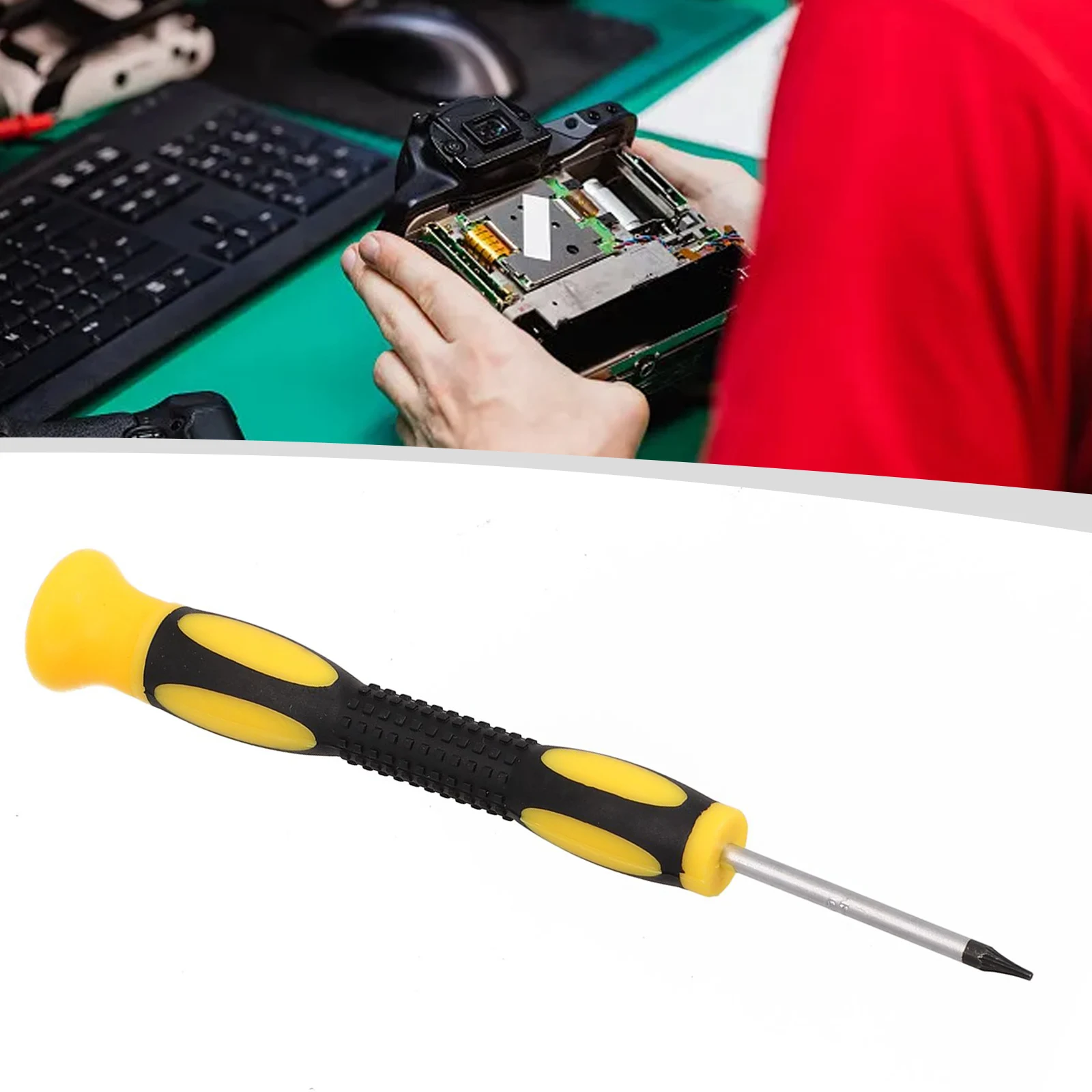 1pc Brand New Screwdriver Torx Screwdriver Yellow 140mm Black For Disassemble The Game Console 360 PS3 PS4 Handle
1pc Brand New Screwdriver Torx Screwdriver Yellow 140mm Black For Disassemble The Game Console 360 PS3 PS4 Handle