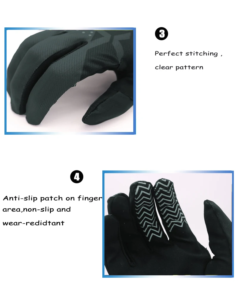 IOQX Cycling Motorcycle MX Racing Mountain Road Bicycle Mtb MBX ATV Non-slip Breathable Gloves IOQX Cycling Motorcycle MX Racing Mountain Road Bicycle Mtb MBX ATV Non-slip Breathable Gloves