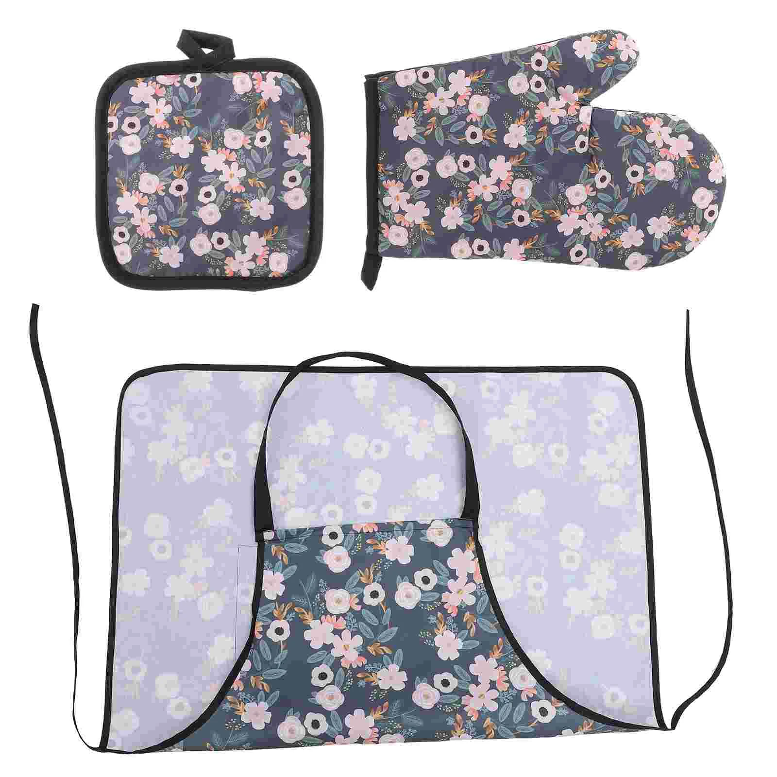 Oven Mitts Grilling Gloves Baking Mitten Thicken Pot Holder Hot for Kitchen Apron Polyester
Oven Mitts Grilling Gloves Baking Mitten Thicken Pot Holder Hot for Kitchen Apron Polyester