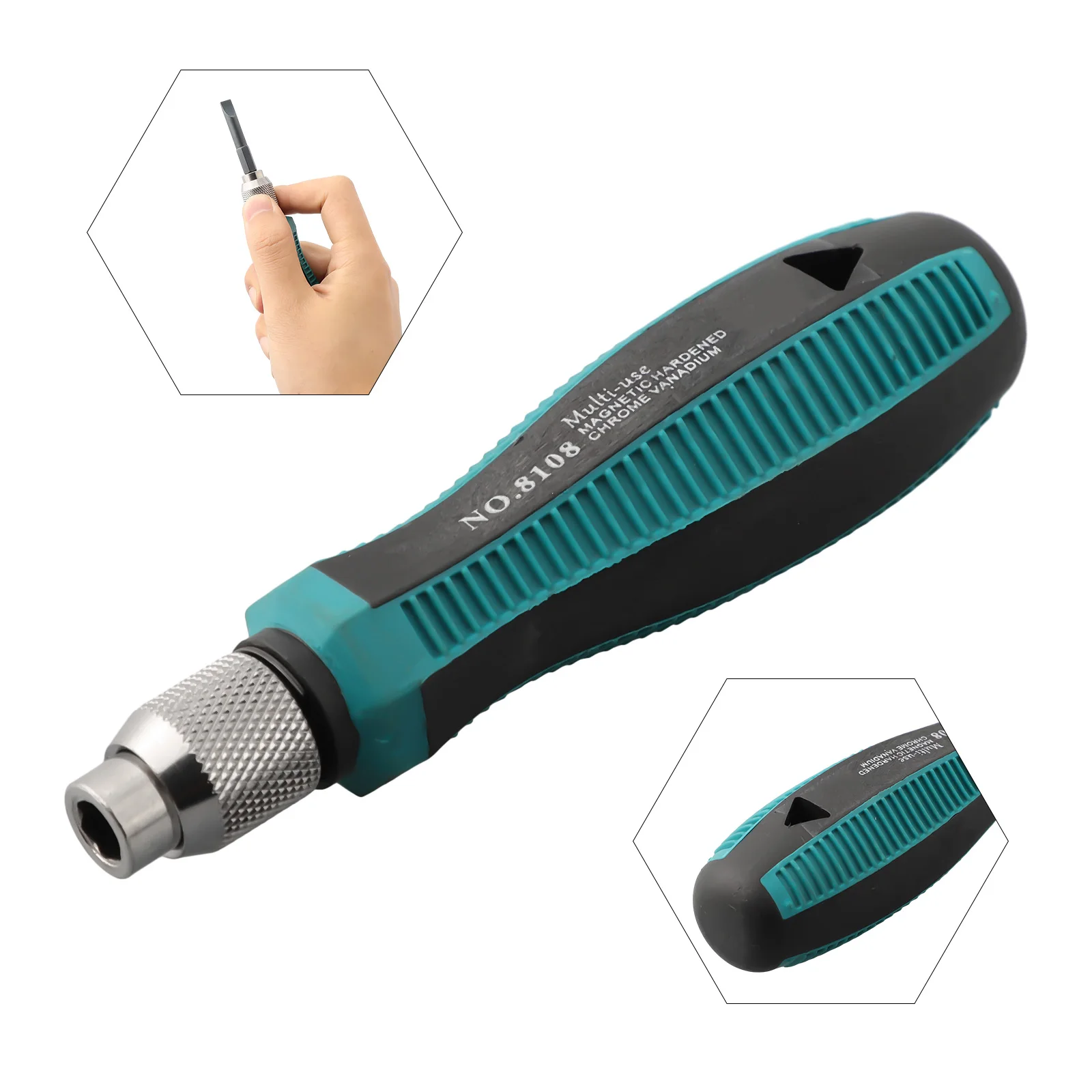 1pc Screwdriver Handle 6.35mm Hex Shank Self-locking Adapter Screwdriver Bit Holder 5Inch Repair Hand Tools Parts
1pc Screwdriver Handle 6.35mm Hex Shank Self-locking Adapter Screwdriver Bit Holder 5Inch Repair Hand Tools Parts