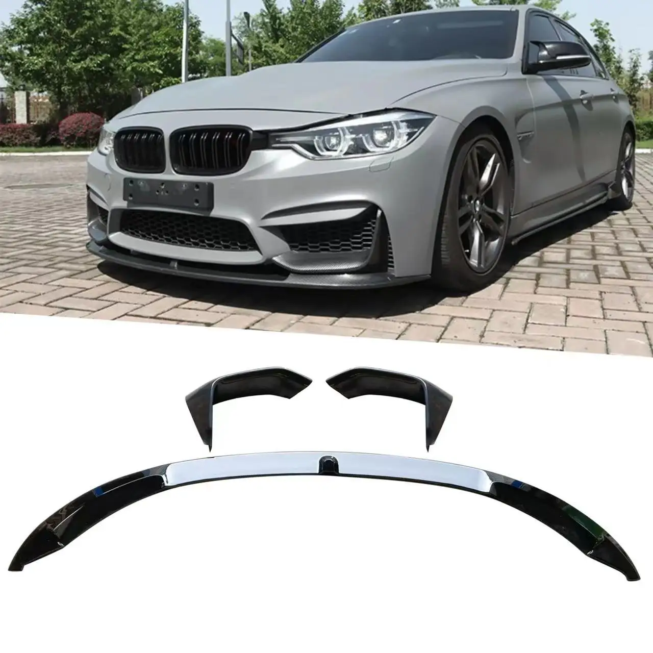 

Для 2013-2019 Bmw подлинный M3m4 F80/82 Mp комплект передних губ