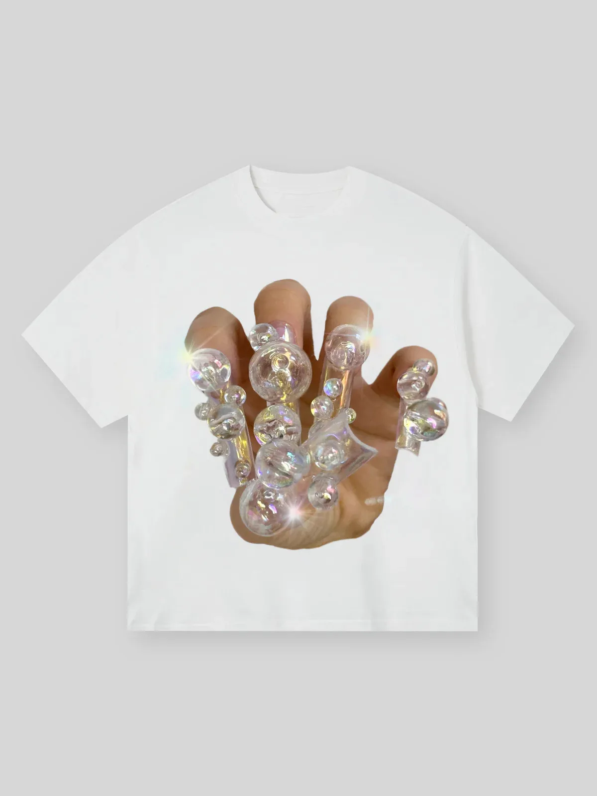 Y2K T-Shirt Men's Women's Finger Pattern Print T-Shirt Classic Retro Gothic Round Neck Oversized T-Shirt New Top
Y2K T-Shirt Men's Women's Finger Pattern Print T-Shirt Classic Retro Gothic Round Neck Oversized T-Shirt New Top