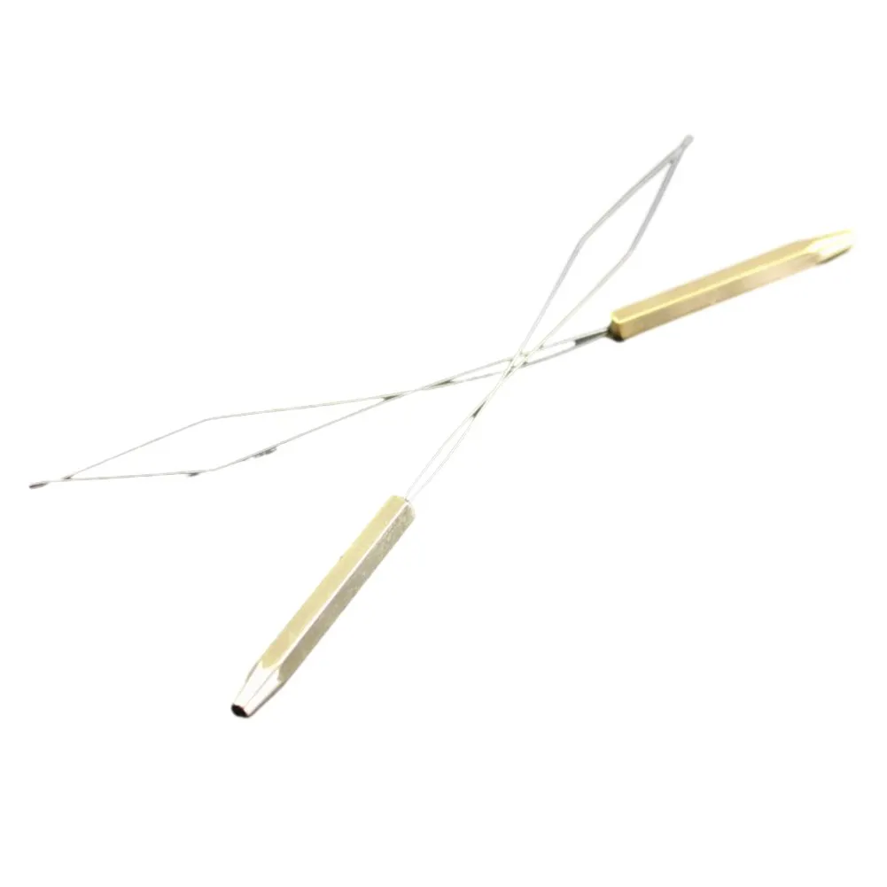 Must Have Tackle Fly Tying Bobbin Threader Outdoor Finisher Tool Fishing Line Winder Stainless Steel + Brass
Must Have Tackle Fly Tying Bobbin Threader Outdoor Finisher Tool Fishing Line Winder Stainless Steel + Brass