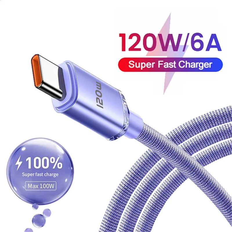 120w Type C Cable 6A Super Fast Cahrger Cable Quick Charge 3.0 For iphone 15 14 Samsung Xiaomi Huawei USB C Cables C Charger
120w Type C Cable 6A Super Fast Cahrger Cable Quick Charge 3.0 For iphone 15 14 Samsung Xiaomi Huawei USB C Cables C Charger