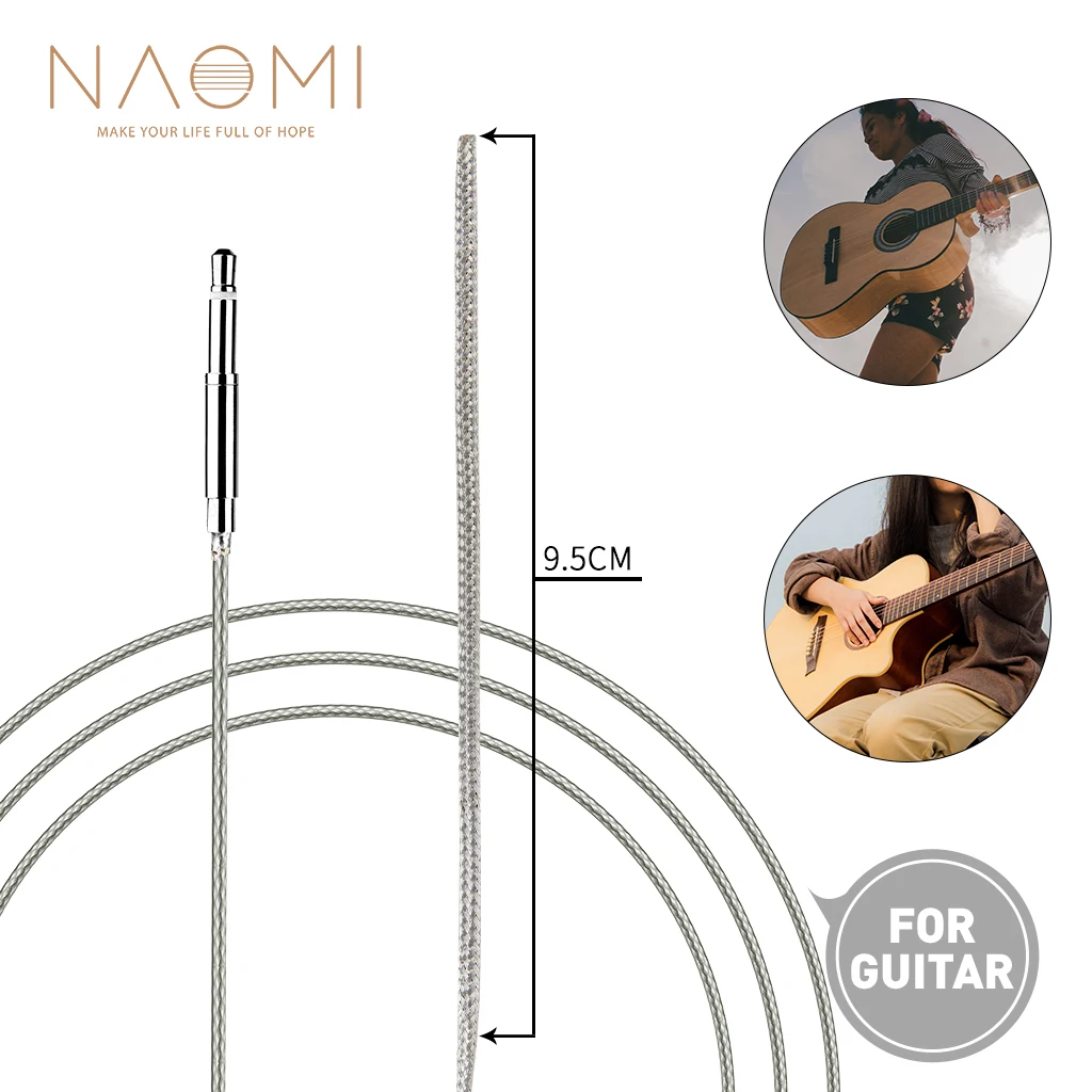 

NAOMI 10pcs Soft Strip Soni Core Film Sensor Acoustic Guitar Preamp Piezo Bridge Pickup Under Saddle For Guitarra EQ Equalizer