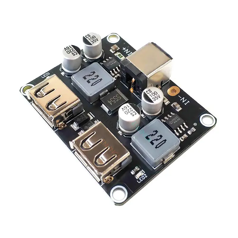 QC3.0 QC2.0 USB 2 Channel DC-DC Buck Converter Charging Step Down Module 6-32V 9V 12V 24V to Fast Quick Charger Circuit Board 5V
QC3.0 QC2.0 USB 2 Channel DC-DC Buck Converter Charging Step Down Module 6-32V 9V 12V 24V to Fast Quick Charger Circuit Board 5V