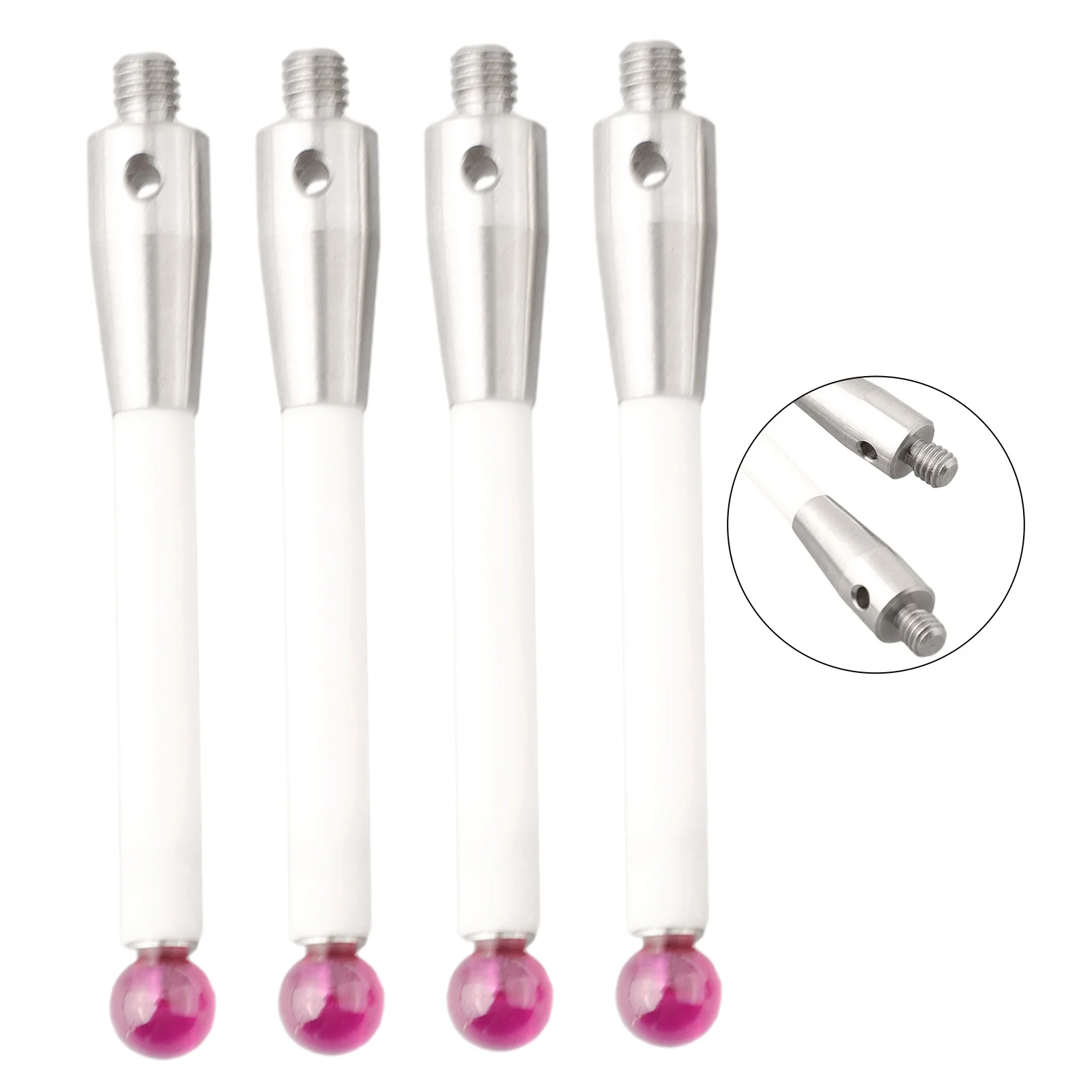 Durable Cmm Probe Stylus for CMM Machine Tools Thread Shank 6mm Diameter Red Gemstones Ball Tips A 5000 3709
Durable Cmm Probe Stylus for CMM Machine Tools Thread Shank 6mm Diameter Red Gemstones Ball Tips A 5000 3709