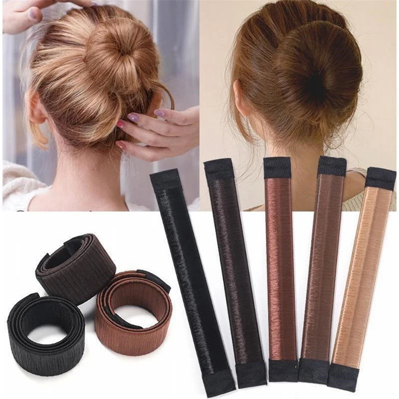 

Ball Head Hair Curler DIY Tool Bun Maker Bauble Head Snap Ring Tie Hair Lazy Hair Artifact Hair Accessories