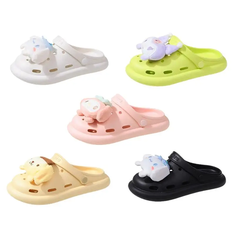 Sanrios Kuromi Hole Shoes Cinnamoroll My Melody Summer Fashion Girl Heart Wear Outside Student Dormitory Indoor Sandals Slippers
Sanrios Kuromi Hole Shoes Cinnamoroll My Melody Summer Fashion Girl Heart Wear Outside Student Dormitory Indoor Sandals Slippers