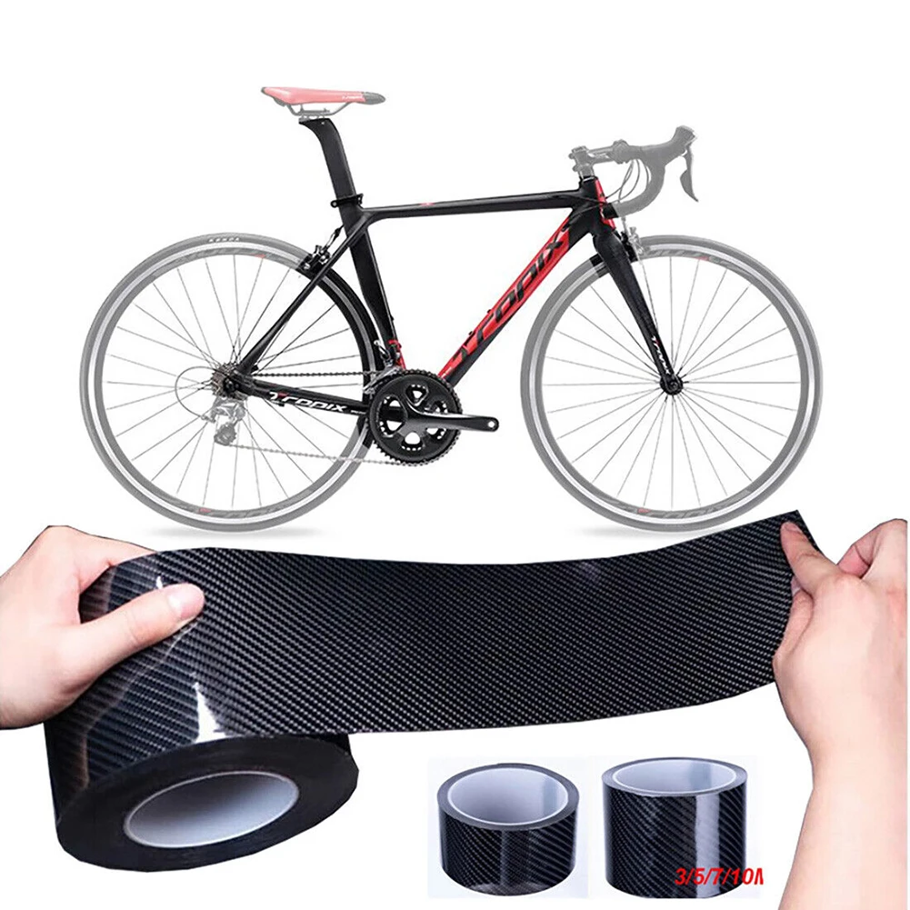Bike Frame Protection Stickers 5D Carbon Pattern Film 3/5cm Bicycle Protector Clear Wear Surface 5D Carbon Tape Film Tool
Bike Frame Protection Stickers 5D Carbon Pattern Film 3/5cm Bicycle Protector Clear Wear Surface 5D Carbon Tape Film Tool