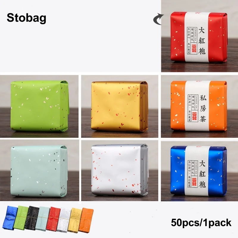 StoBag 50pcs Colorful Long Packaging Bag Small Heat Sealing for Coffee Tea Beans Powder Storage Gift Pouch Portable Wholesale
StoBag 50pcs Colorful Long Packaging Bag Small Heat Sealing for Coffee Tea Beans Powder Storage Gift Pouch Portable Wholesale