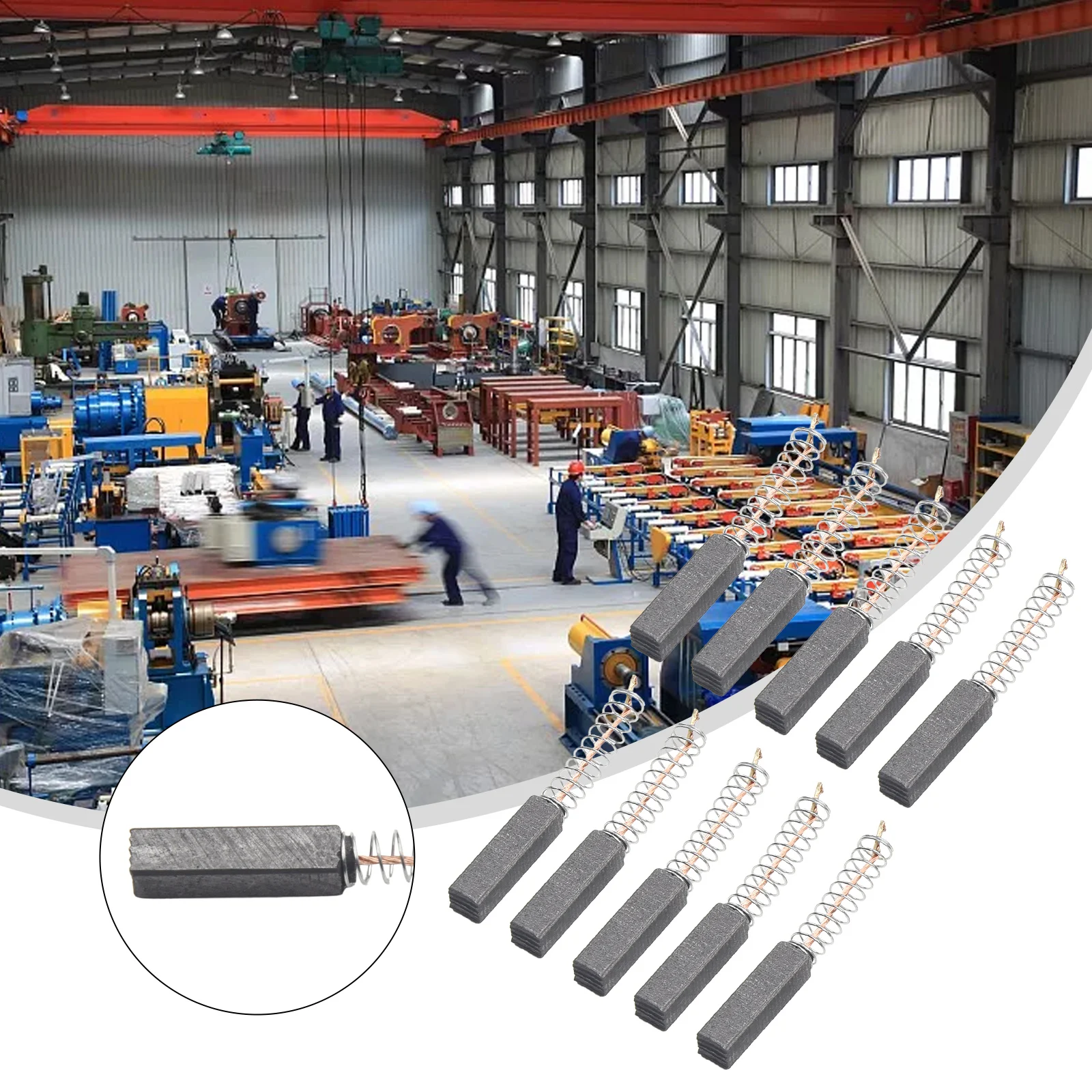 Brand New High Quality Automation Carbon Brushes Power Tool Parts Carbon/Metal Replacement Part Carbon Brushes
Brand New High Quality Automation Carbon Brushes Power Tool Parts Carbon/Metal Replacement Part Carbon Brushes