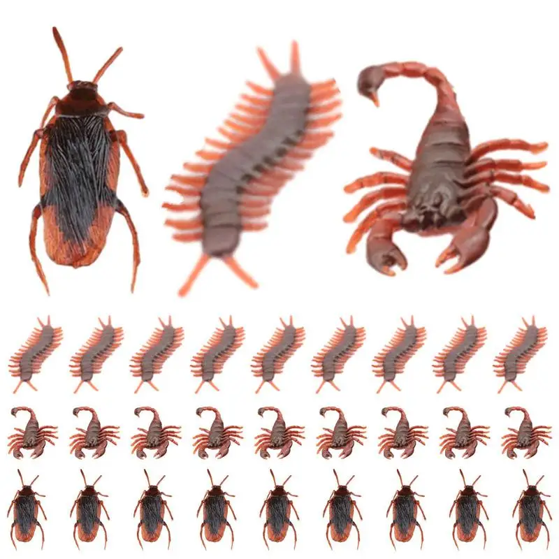 

Prank Cockroaches Cockroaches Joke Decoration Props Toy Gags Practical Jokes Toys Plastic Bugs Cockroach Halloween Funny Gadgets
