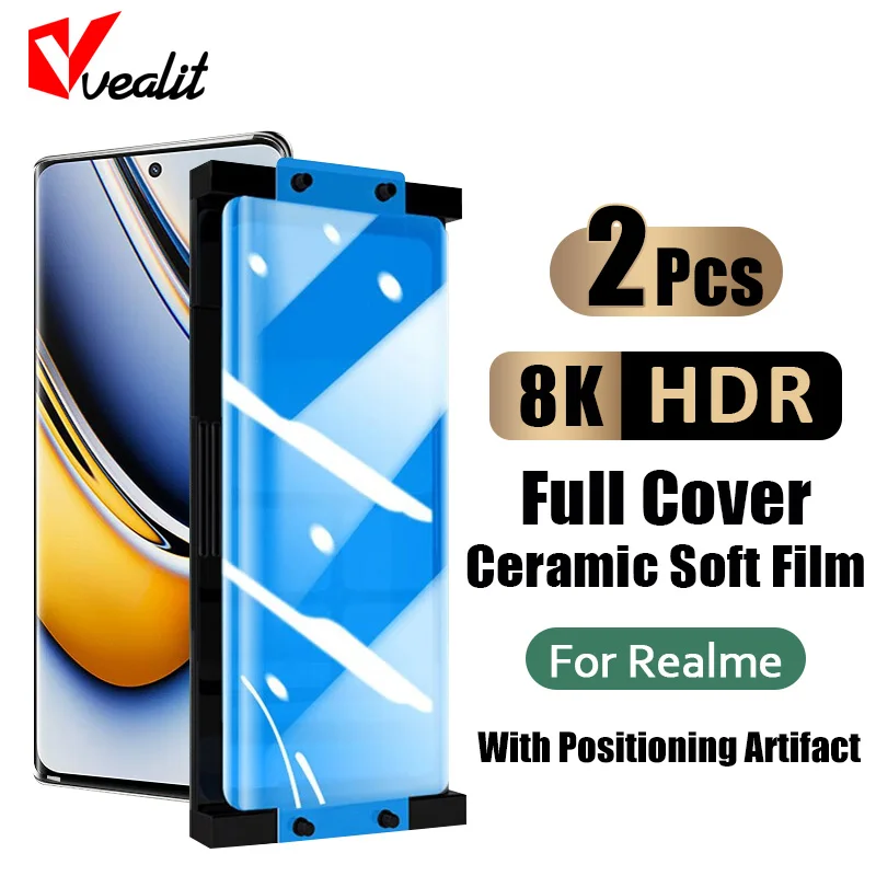 2Pcs Curved Soft Ceramic Film For Realme 11 10 Pro Plus GT Explorer Master Screen Protector For Realme GT5 Pro Protective Film
2Pcs Curved Soft Ceramic Film For Realme 11 10 Pro Plus GT Explorer Master Screen Protector For Realme GT5 Pro Protective Film