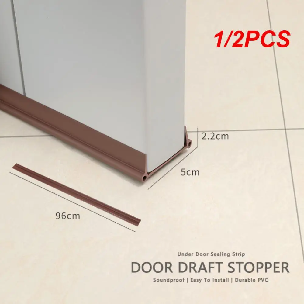 1/2PCS Seal Strip 96x5cm Insulator Dustproof Under Door Pvc Home Accessories Tools Door Draft Stoppers New Waterproof Soundproof
1/2PCS Seal Strip 96x5cm Insulator Dustproof Under Door Pvc Home Accessories Tools Door Draft Stoppers New Waterproof Soundproof