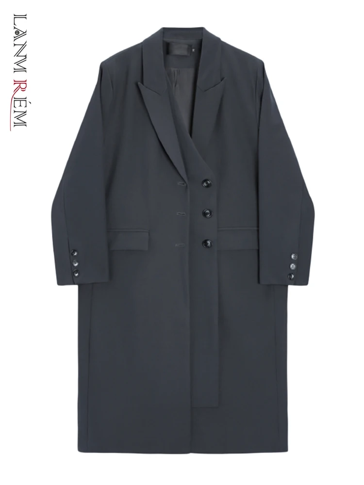 LANMREM Fashion Long Blazers For Women Solid Notched Collar Patchwork Single Breasted Coat Office Lady Autumn New 2AA11524
LANMREM Fashion Long Blazers For Women Solid Notched Collar Patchwork Single Breasted Coat Office Lady Autumn New 2AA11524