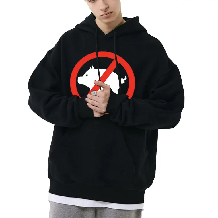 Funny No Pigs Graphic Hoodie Man's Cartoon Anime Sweatshirt Male Loose Hoodies Autumn Winter Men Women Fashion Kawaii Clothes
Funny No Pigs Graphic Hoodie Man's Cartoon Anime Sweatshirt Male Loose Hoodies Autumn Winter Men Women Fashion Kawaii Clothes