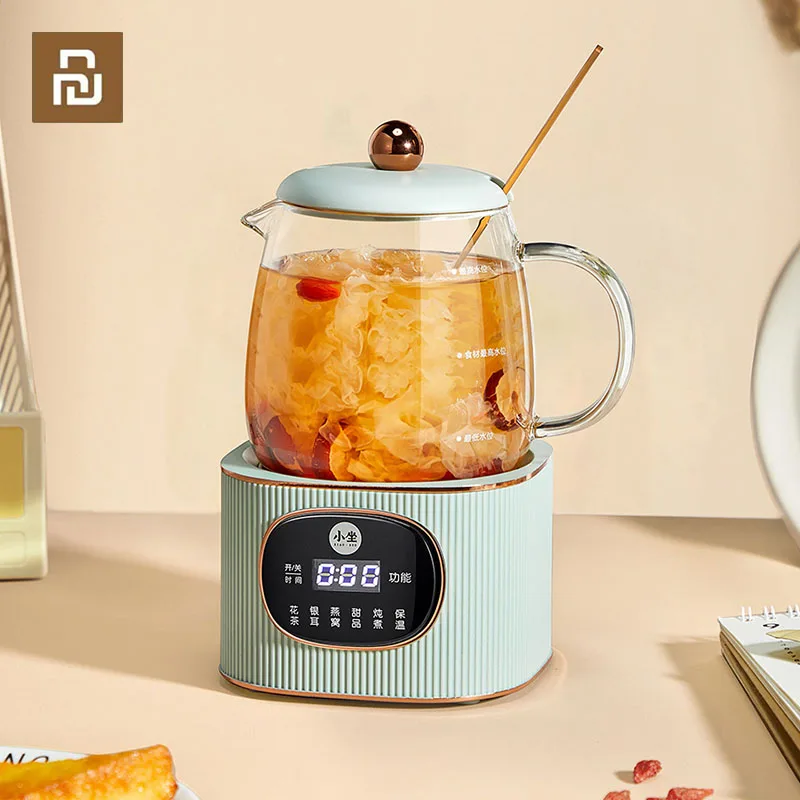 Youpin Xiaozuo Multi-functional Health Pot Flower Teapot Glass Stew Tea Pot 400mL Portable Mini Multi Cooker Tea Dessert Cooker
Youpin Xiaozuo Multi-functional Health Pot Flower Teapot Glass Stew Tea Pot 400mL Portable Mini Multi Cooker Tea Dessert Cooker