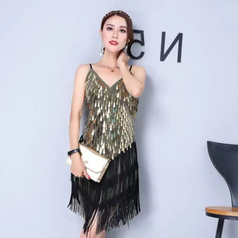 Latin Dance Dress New Sexy Tassel Summer Standard Competition Dress Professional High End Performance Dress Sexy Race Clothes
Latin Dance Dress New Sexy Tassel Summer Standard Competition Dress Professional High End Performance Dress Sexy Race Clothes