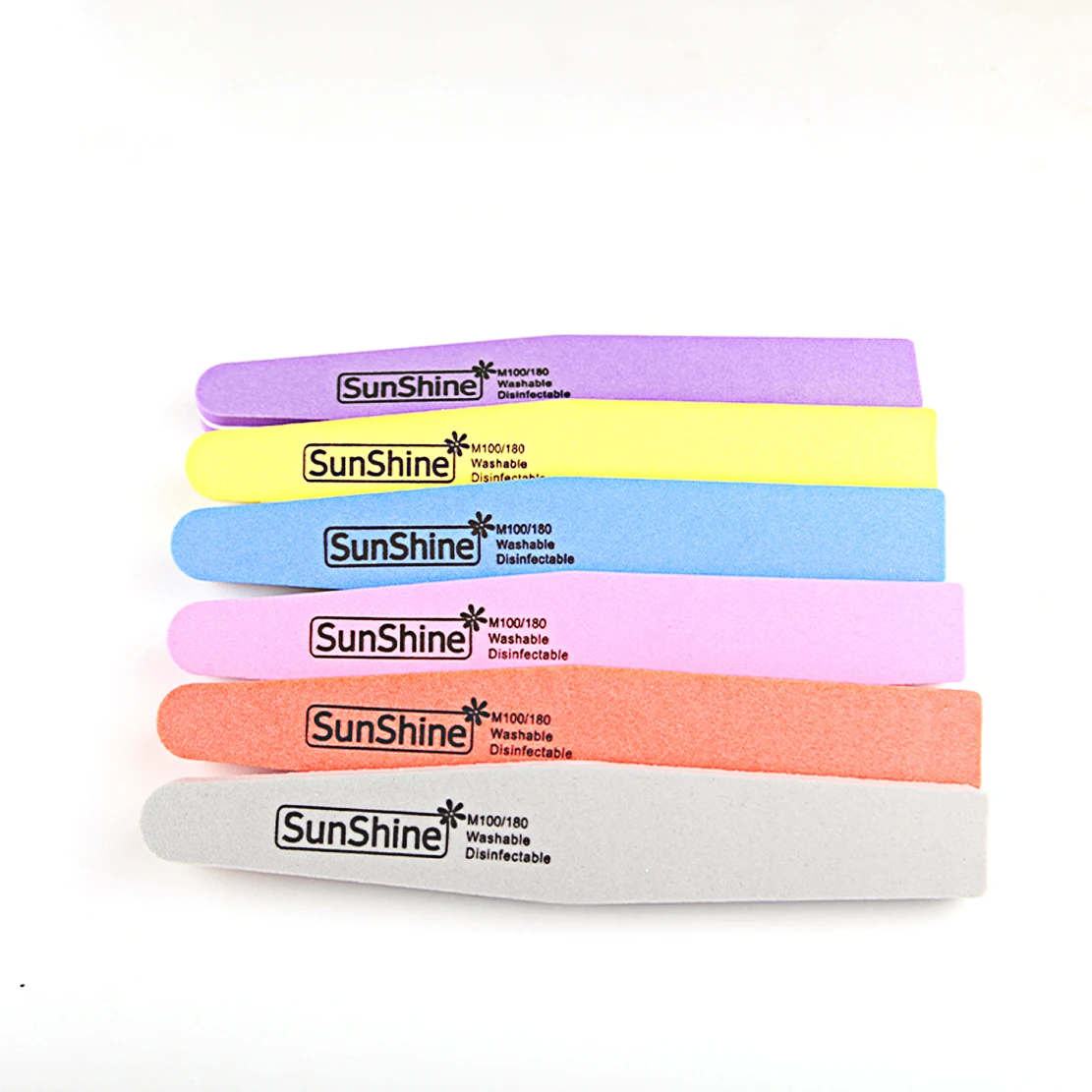 

SunShine 10Pcs Sponge Buffers Block Nail File 100/180 Colorful Nail Buffer Gel Polish Sanding Buffer Manicure Tools Wholesale