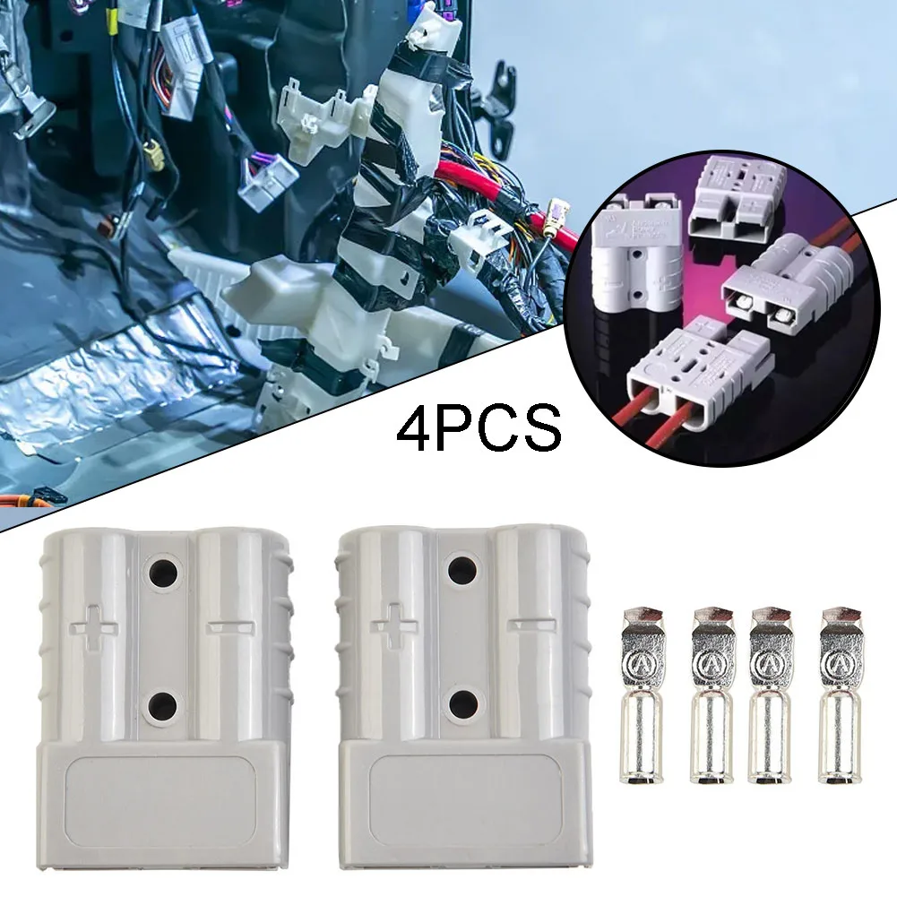4pcs 50A 600V Battery Connector For Anderson Cable Terminal Forklift Caravan Motorcycle Battery Charging Adapter Power Connector
4pcs 50A 600V Battery Connector For Anderson Cable Terminal Forklift Caravan Motorcycle Battery Charging Adapter Power Connector