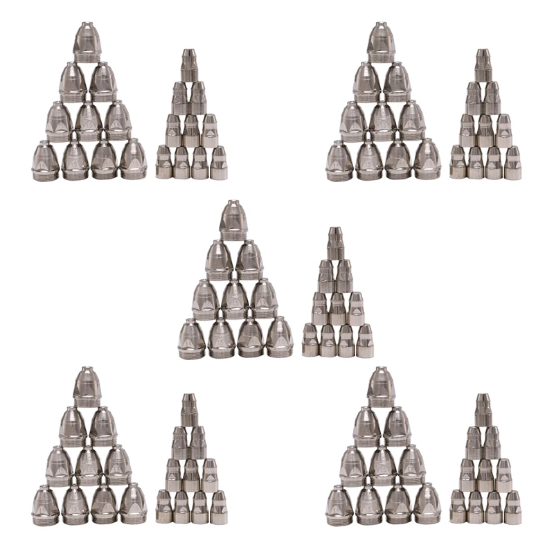 100Pcs P80 Plasma Cutting Torch Consumable Cutting CNC 80A P80 Plasma Torch Tip Electrode Nozzle
100Pcs P80 Plasma Cutting Torch Consumable Cutting CNC 80A P80 Plasma Torch Tip Electrode Nozzle