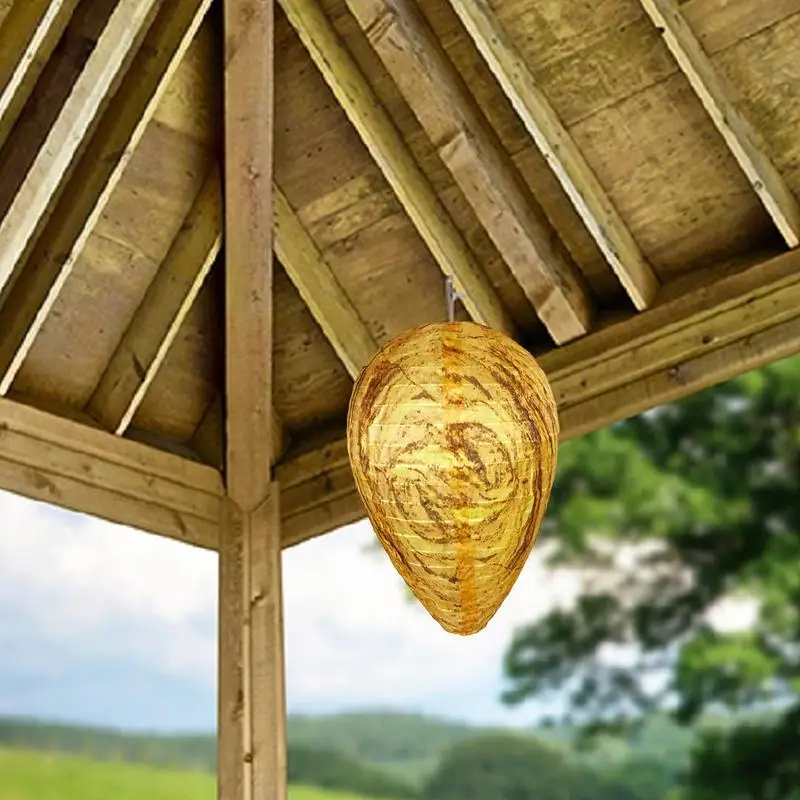 Fake Wasp Nest Realistic Wasp Decoy Nest Waterproof Hornet Trap for Outdoor Garden Yard Deck Repels Wasps Hornets Yellow Jackets
Fake Wasp Nest Realistic Wasp Decoy Nest Waterproof Hornet Trap for Outdoor Garden Yard Deck Repels Wasps Hornets Yellow Jackets