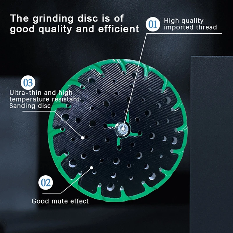 

48Holes 6" 150mm Hook & Loop Sanding Pad Soft Hard Grinding Disc Polishing Disc M8 ETS