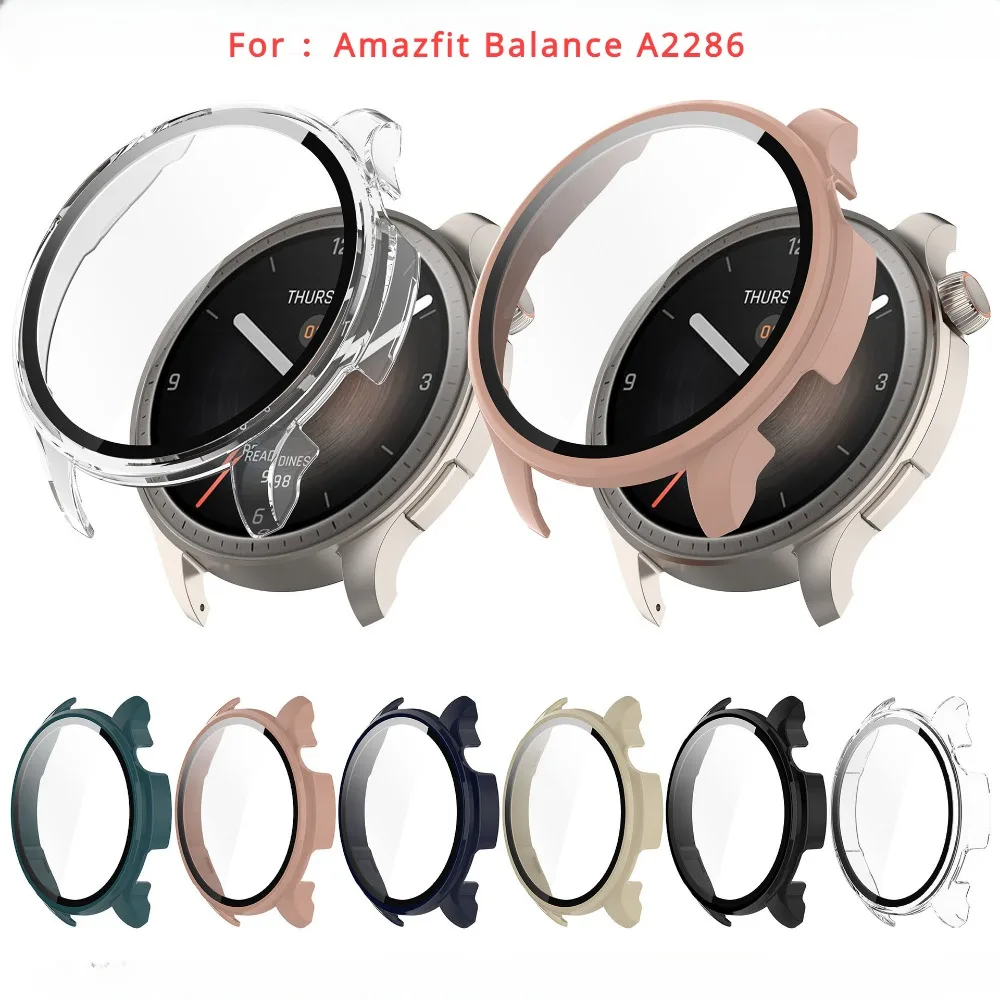 ПК чехол + закаленное стекло для Amazfit Balance A2286, полное покрытие, защита экрана, хлопок для очистки бампера умных часов
ПК чехол + закаленное стекло для Amazfit Balance A2286, полное покрытие, защита экрана, хлопок для очистки бампера умных часов