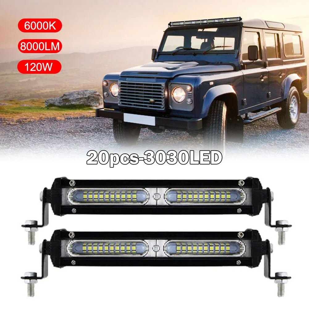 Universal Car Off-Road Bar Light 60W 7-inch Auto Driving LED Work Light With 6000K White Fog Lamp For Auto ATV SUV Tractor Boat
Universal Car Off-Road Bar Light 60W 7-inch Auto Driving LED Work Light With 6000K White Fog Lamp For Auto ATV SUV Tractor Boat
