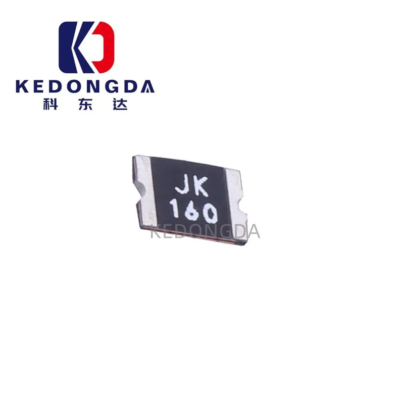 1812 Gold self-recovery fuse 1.6A 8V16V Surface mount self-recovery fuse silk screen JK160
1812 Gold self-recovery fuse 1.6A 8V16V Surface mount self-recovery fuse silk screen JK160