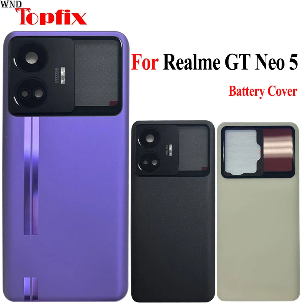 Крышка батарейного отсека для Oppo Realme GT Neo 5 RMX3706, стеклянная панель, задняя крышка корпуса, замена для Realme GT3 RMX3709 gt neo5, задняя крышка 
Крышка батарейного отсека для Oppo Realme GT Neo 5 RMX3706, стеклянная панель, задняя крышка корпуса, замена для Realme GT3 RMX3709 gt neo5, задняя крышка