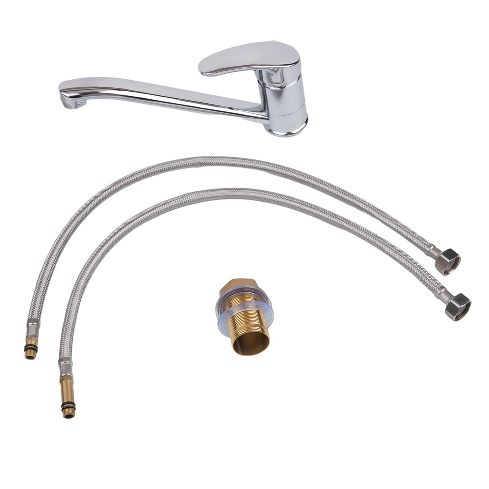 Tap Kitchen Faucet Single Handle Sink Swivel Faucet Washbasin Water Nozzles Zinc Alloy Accessories Basin Durable
Tap Kitchen Faucet Single Handle Sink Swivel Faucet Washbasin Water Nozzles Zinc Alloy Accessories Basin Durable