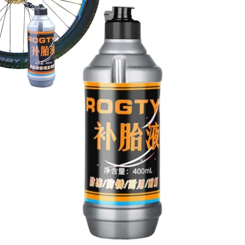 

Tire Inflator 400ml Efficient Sealing Thru-Core Urgent Tire Sealant Large Capacity Tubeless Tire Sealant For Car Small/Medium