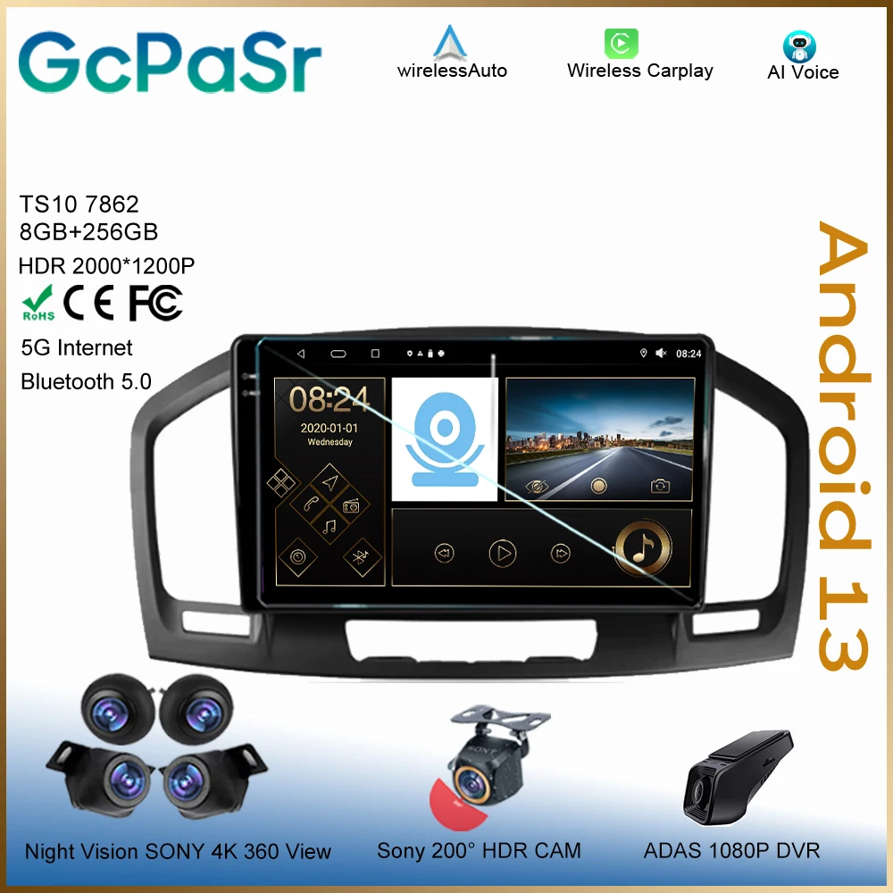 Auto Screen Android For Buick Regal For Opel Insignia 1 2009 - 2013 Head Unit 7862 No 2din Carplay Radio Navigation Car Video 
Auto Screen Android For Buick Regal For Opel Insignia 1 2009 - 2013 Head Unit 7862 No 2din Carplay Radio Navigation Car Video