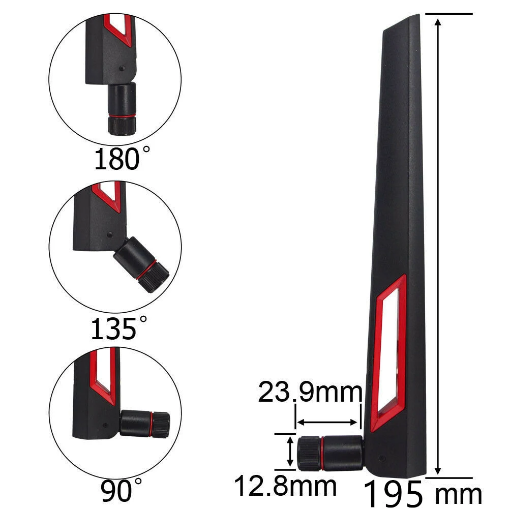 10DBi WIFI Antenna 2pcs 7265ac 9560 Ax201 Connector Dual Frequency High Gain RP-SMA W/ 2 Ipex4 Lines 2.4/5G AP
10DBi WIFI Antenna 2pcs 7265ac 9560 Ax201 Connector Dual Frequency High Gain RP-SMA W/ 2 Ipex4 Lines 2.4/5G AP