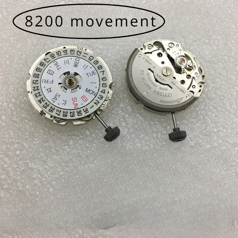 

Watch Movement Watch Accessories Imported From Japan Brand New 8200 Automatic Mechanical Movement Single Calendar Gold